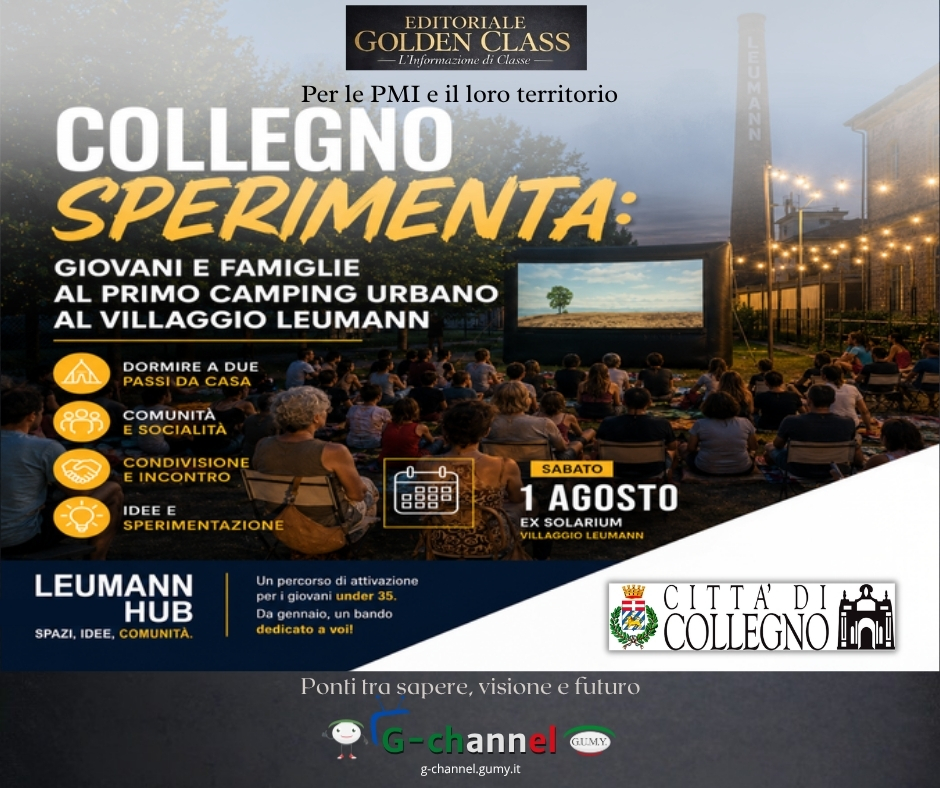 Collegno, al Villaggio Leumann il primo Camping Urbano
